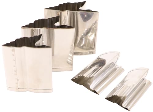 Kanda 076012 18-8 Stainless Steel Vegetable Cutter, 5 Size Set, Crane, Commercial Use