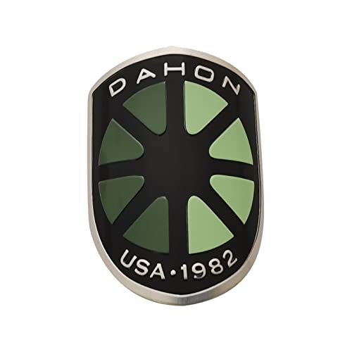 Gepinke Bike Badge Soft Aluminum Alloy Decals Stickers for MTB BMX Folding Bicycle Front Frame Cycling Accessories Emblem Tube DIY (Da-hon.(Green))