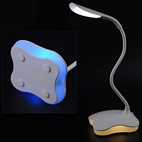 Schreibtischlampe, LED-Touch-Licht, tragbares augenschonendes Leselicht, USB-Ladetischlampe für Nachttisch und Nacht