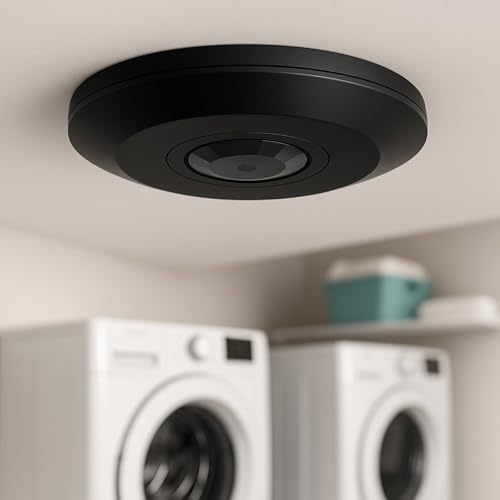 Plafond infrarouge détecteur de mouvements 360°-slim 24 mm-compatible lED-ronde - 1W 1200W - 230 v