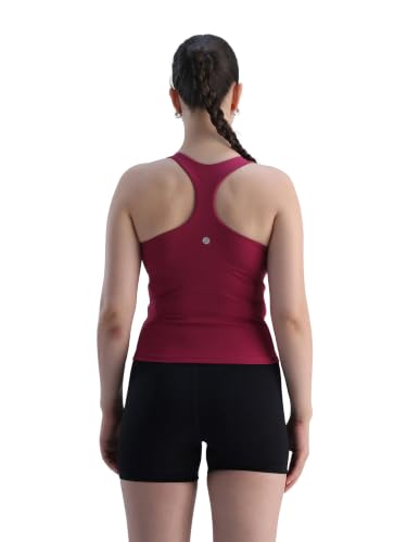 Image of CAVA Racerback Tank for Women | Built-in Bra, Racerback Design, Breathable Fabric, Stretchable Fit | Activewear for Yoga, Gym & Everyday
