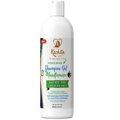 Kachita Spell Keratin Maintenance Shampoo, Sulfate & Paraben Free, 16 oz