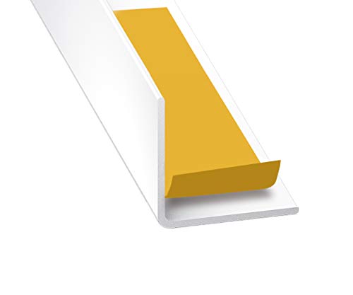 CQFD Eckwinkel, PVC, 15 x 15 mm, 1,30 m, Weiß