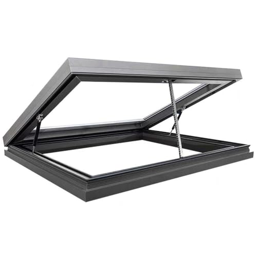 Ventana de techo con vidrio templado de doble capa y aluminio arquitectónico 2