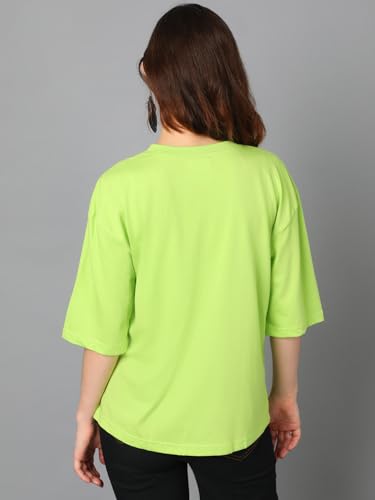 Image of KOTTY Women's Solid Oversized Fit T-Shirt
