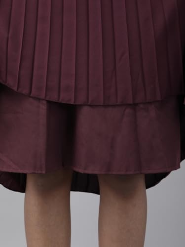 Image of Rare Women's Polyester Fit and Flare Midi Dress