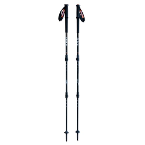 Argali Carbon X Trekking Poles, Charcoal Black