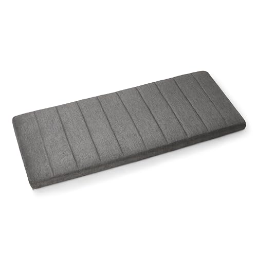 Upholstered King Headboard - Easy Assemble Channel Stitched Headboard King Size Bed - Wall Mounted Headboards with 3D Soundproof Wall Panels Peel & Stick Floating Headboards, Grey - Image 6