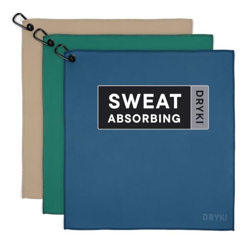 Image of Pocket-Sized Sweat Towels - Original Sweat Absorbing Handkerchiefs | Quick-Dry Microfiber Sweat Rags for Face, Hands, & Body - Men & Women - Gym, Sports, Work