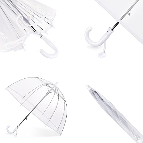 Koulongdami RST026 Kids Clear Umbrella For Rain Dome Bubble Umbrellas Windproof thumb #6
