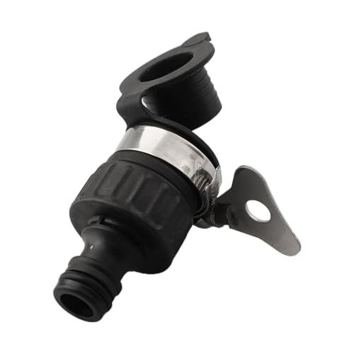 Image of Serenophile Threadless Tap Adaptor, Hose Connector, Garden Fitting for Kärcher 2.645-256.0, Stainless Steel Wing Screw, Tool-Free Install, 3 Hose Sizes, Indoor Outdoor Use
