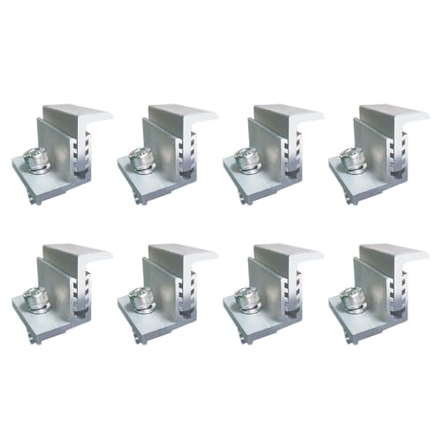 Abrazadera de extremo ajustable para panel solar contra viento fuerte 2