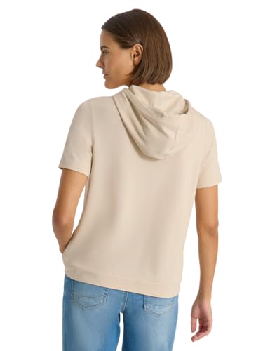 Cecil Hoodie Shirt mit Wording Pearl beige XXL – Ansicht 2