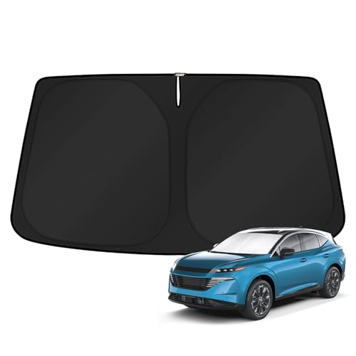 Image of KUST Windshield Sunshade for Nissan Murano 2025 2026 (SV, SL, and Platinum) Accessories Sun Shade Window Sun Visor Protector Foldable Blocks UV Rays Keep Your Car Cooler