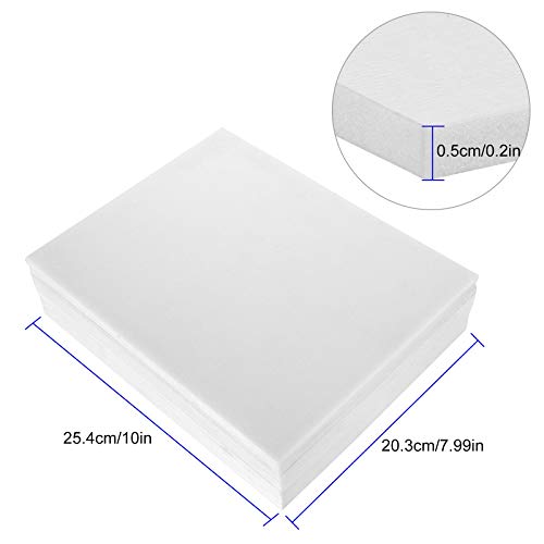 30 Pack Foam Boards 8x10 Inch Foam Core Backing Board White 1/5" Thickness Mat Board Polystyrene Poster Board Signboard Perfect for Presentations School Office & Art Projects - Image 2