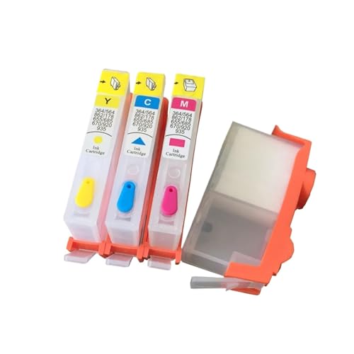 For Cartuchos Recargables 364 XL, Compatible con Impresora HP Deskjet 4620 5510 3070a 3520 5520 6510 6515 6520 7510 7515