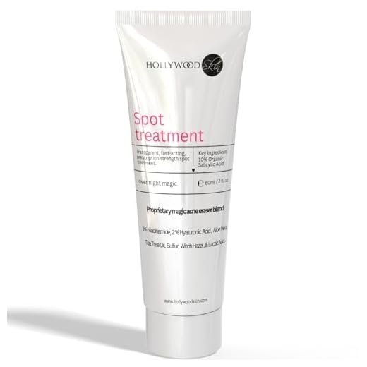 Magie de nuit - avec acide salicylique et soufre. Un traitement des boutons 4 FOIS PLUS FORT que les autres traitements anti-acné. 60 ml.