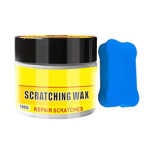 Daraserh 車の傷修理 | 自動車の渦巻き磨きと再生,深層クリーニング用光沢ナノスクラッチリムーバーワックス スポンジ付き