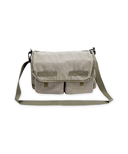 Everest Luggage Canvas Messenger, Olive, Olive, One Size,CT073L-OLI2