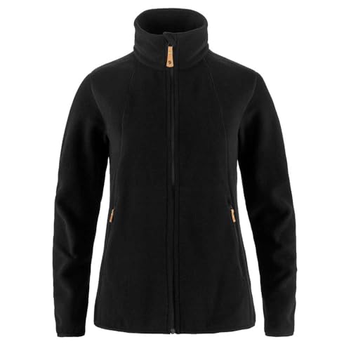Fjällräven Damen Stina Fleecejacke, Black, M