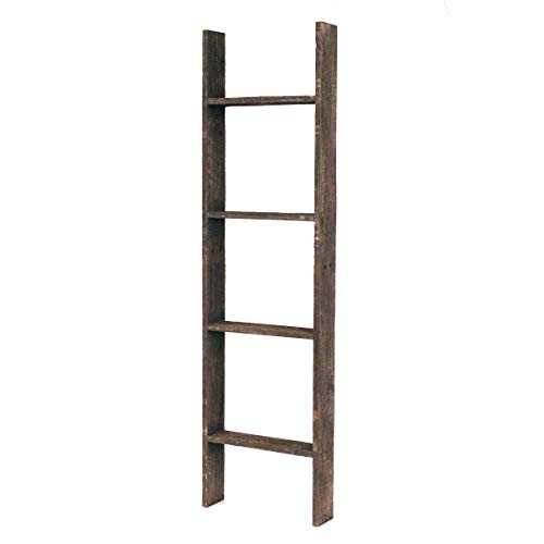 BarnwoodUSA Rustic Farmhouse Blanket Ladder - Our 4 ft Ladder can be Mounted Horizontally or Vertically and is Crafted from 100% Recycled and Reclaimed Wood No Assembly Required BarnwoodUSA Rustic Farmhouse Blanket Ladder - Our 4 ft Ladder can be Mounted Horizontally or Vertically and is Crafted from 100% Recycled and Reclaimed Wood No Assembly Required