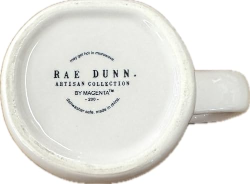 Taza de cerámica Rae Dunn blanca 16 oz miniatura 3
