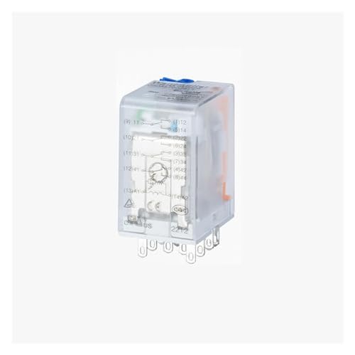 Relé DRM570110LT 4 on 4 off con indicador luminoso y 14 pines DC110V
