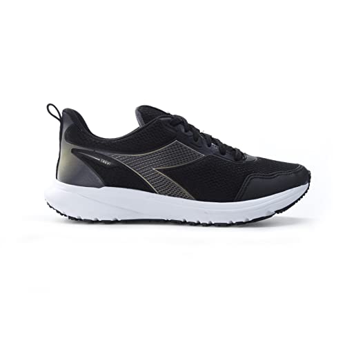 Tênis Diadora Trevi, Masculino, Preto/Chumbo/Dourado; 41