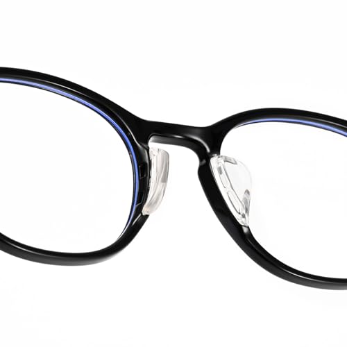 Image of Dollger Blue Light Blocking Glasses For Woman Men Retro Oval Computer BlueLight Glasses Clear Lens Non-Prescription