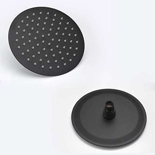 Black Shower Fixtures, Matte Black Shower Faucet Set, Black Shower System with Rain Shower and Handheld,Sumerain - Thumbnail 6