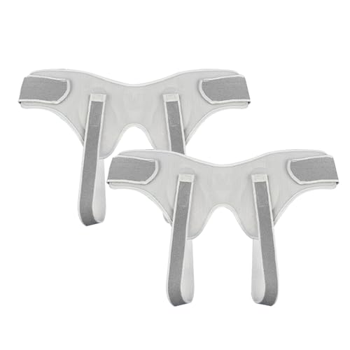 2 Pcs Hernia Belts para hombres, soporte ajustable post cirugía miniatura 1