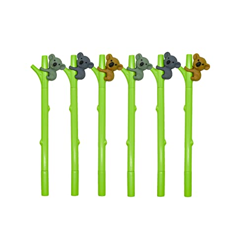 9 bolígrafos de gel koala kawaii 0.5 mm para escuela miniatura 5
