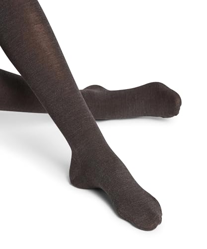 Image of FALKE Women's Softmerino Semi Opaque Wool Tights, Grey (Anthracite Melange 3089), S-M