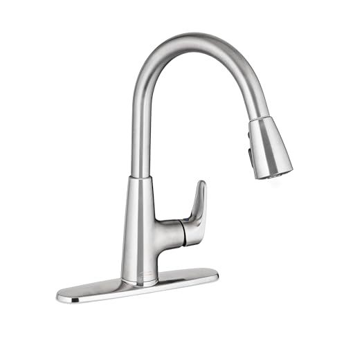 American Standard 7077300.075 Colony Pro Pull-Down Kitchen Faucet with Sprayer Stainless Steel