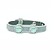 Produktbild Lederarmband Schulkind mit 2 Perlen - Wimpel Mint - Wunschtext - Modeschmuck Personalisiert Individuell Perle Kinderschmuck Einschulung Schulkind Armband Namensperle Glascabochon