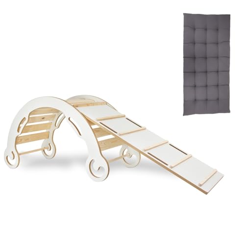 Kletterbogen Need Sleep Leo mit Kissen und Rutsche für Kinder