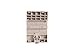 Electrodepot 60 Amp 4 Pole Normally Open IEC 400V Contactor (Silent Operation) – 110-120VAC Coil, Inductive 40A, Resistive 60A with Mounting Base for DIN Rail (1 Pack)