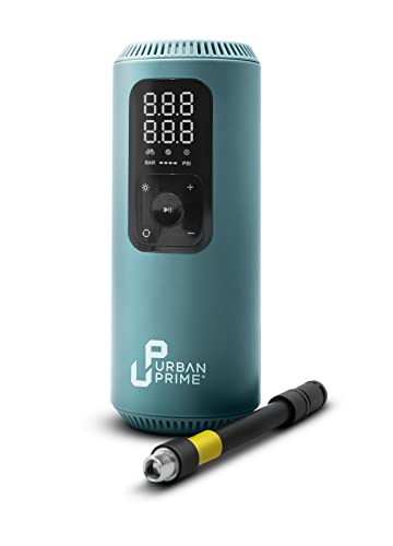 Urban Prime Portable Electric Air Compressor XP - Compressore portatile per bici, moto, monopattini,...