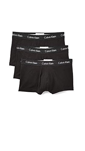 Image of Calvin Klein Men's Polyester Classic Solid Trunk (Pack of 3)