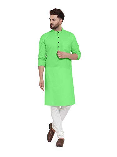 Image of Gauri Laxmi Enterprise Men's Cotton Kurta Pyjama Set