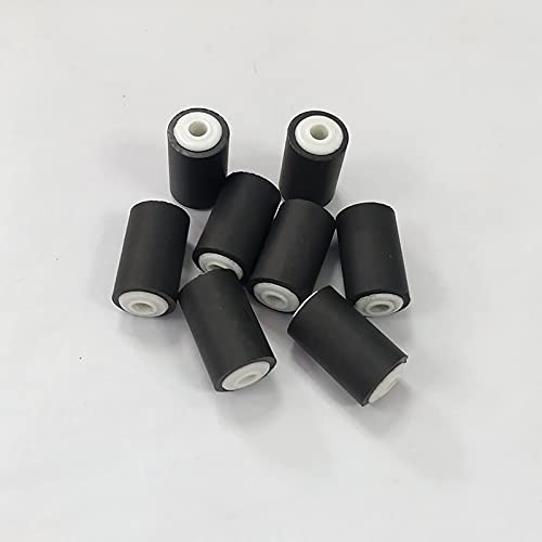Części drukarki 20 sztuk drukarki rolka dociskowa gumowa rolka dociskowa papieru do drukarki Allwin Xuli Yaselan Skycolor Slovent (szary) (Color : Black)