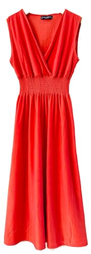 Image of Plum Feathers Casual Smocked Dress, Exotic Print Maxi /Midi Dress, V Neck, Plus & Regular Sizes, Maternity /Nursing Dresses
