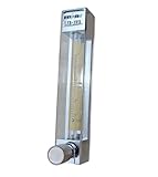 Débitmètres 1 rotamètre en verre LZB-3WB, débitmètre de gaz/air avec vanne de régulation, grande plage de mesure réglable.(0.1-1L Pmin -gas)