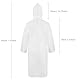 welsberg Regenponcho mit Kapuze, Damen und Herren Wasserdicht Atmungsaktiv Regenjacke Reganmantel Regenschutz für Konzert Festival Camping Wandern Angeln Sport, Transparent