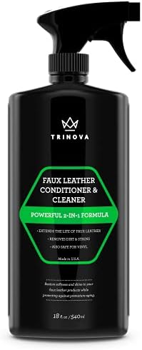 TriNova unisex-adult Faux Leather Cleaner & Conditioner
