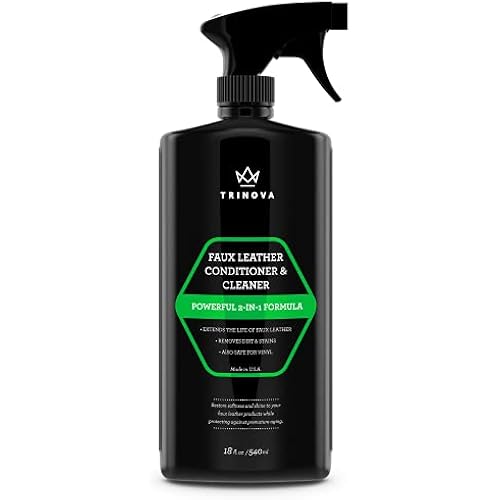 TriNova Faux Leather Cleaner & Conditioner, 18 fl oz