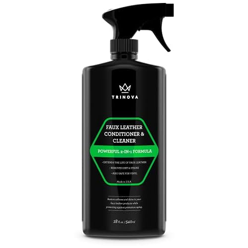 TriNova unisex-adult Faux Leather Cleaner & Conditioner