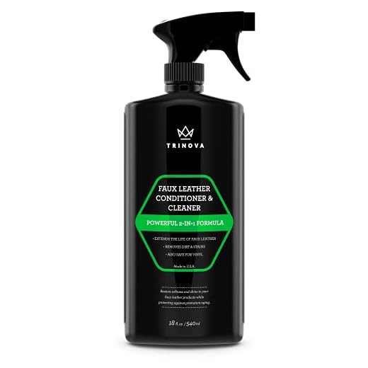 TriNova Faux Leather Cleaner & Conditioner, 18 fl oz
