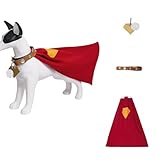 Superhero Dog Power Cape Cosplay Set with Collar and Tag Complete Set (Small)