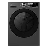Hoover H-CARE 300 Lavatrice Slim a Carica Frontale, 7 kg, 1400 Giri, Motore Inverter, Classe A -20%, Vapore, Grigio Notte Polare, (LxPxA) 60 x 44 x 85 cm - H3W 47SBL8GH-S
